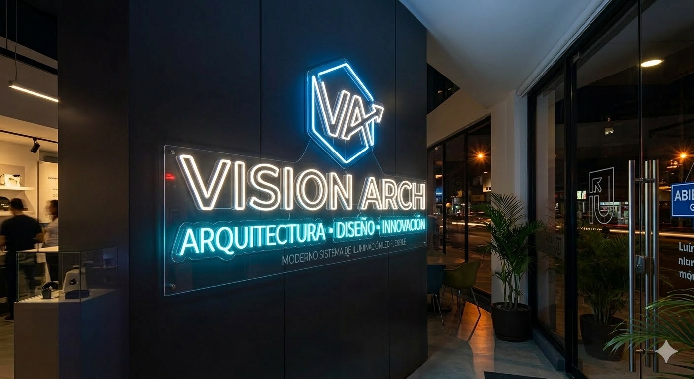 Letrero neón LED personalizado para restaurante - Iluminación nocturna